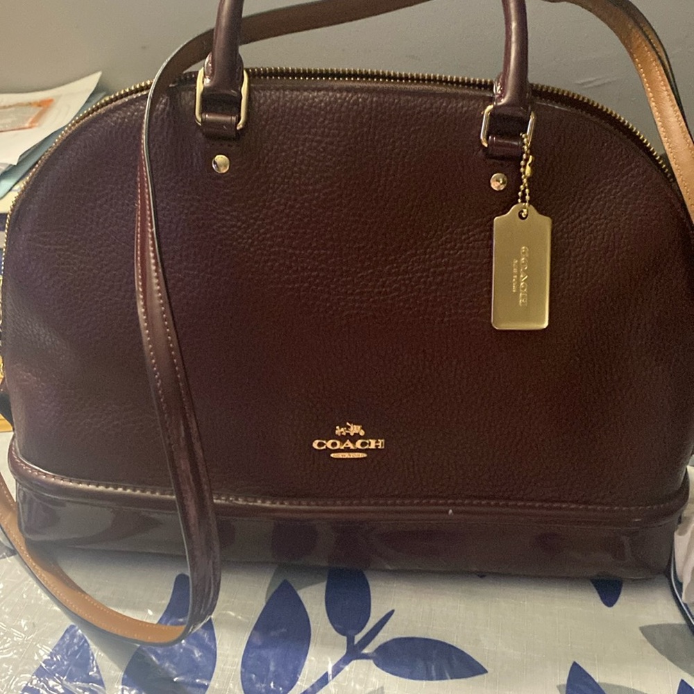 F54664 classic vintage coach tote Crossbody